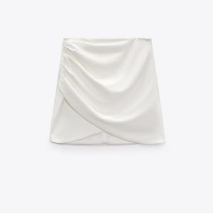 Zara ruched short skirt